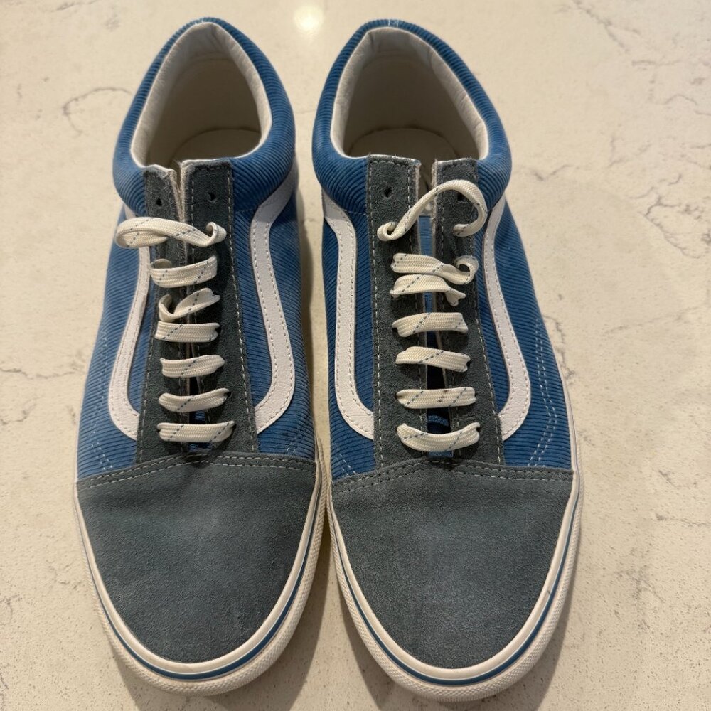 Vans x J.Crew Old Skool sneakers in suede and corduroy Men's 10.5/Women's 12 - Picture 2 of 6